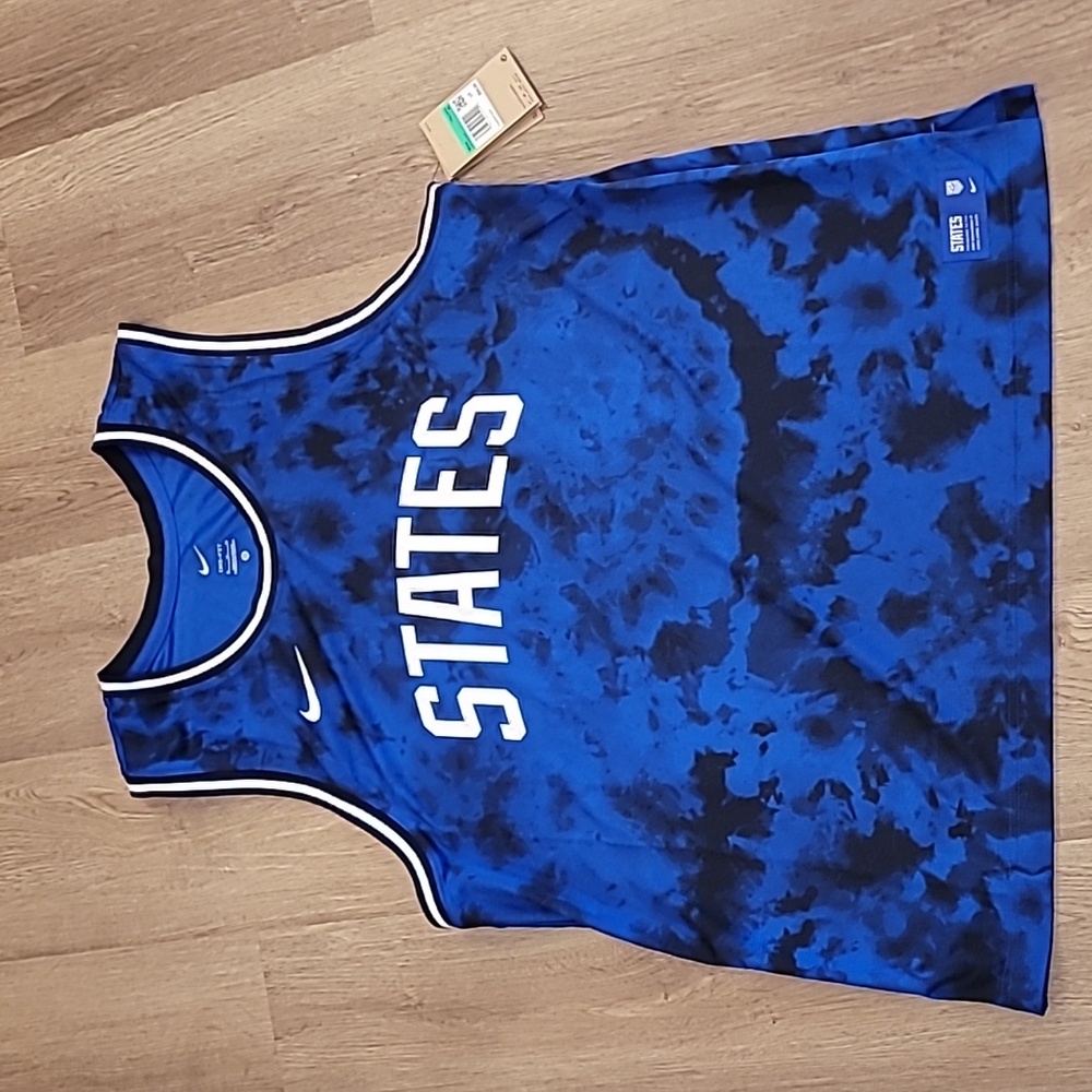 Nike States soccer ⚽ basketball jersey. XL. New with tags. Stitched lettering.